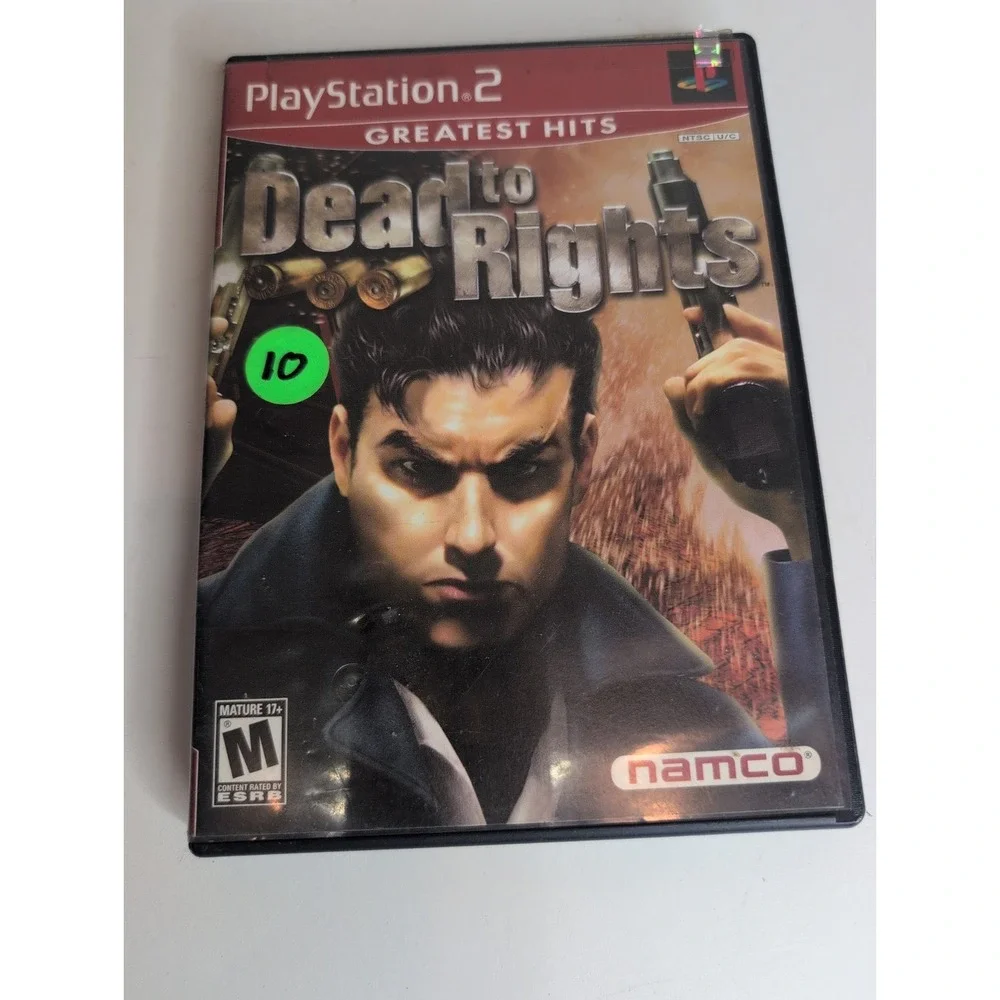 Dead to Rights Sony PlayStation 2 PS2 Greatest Hits Complete w/ Manual CIB